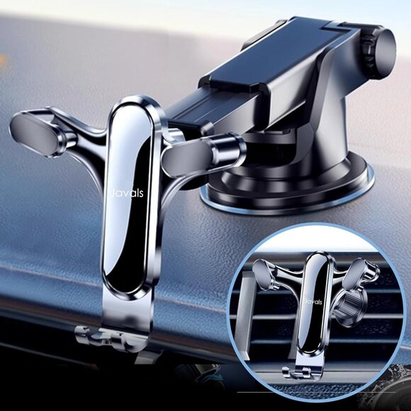 iPhone Car Mount Cell Phone Holder 3-in-one, Javels - Picture 1 of 7